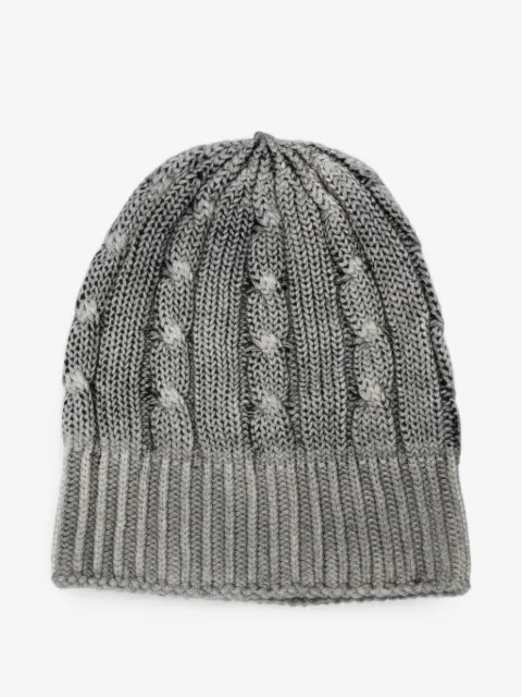 Avant Toi cable-knit beanie hat