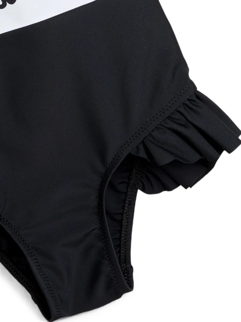 Mini Rodini Dolphins Frill UV badpak met ruches Wit