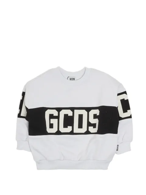 Gcds Kids logo-print crew-neck sweater