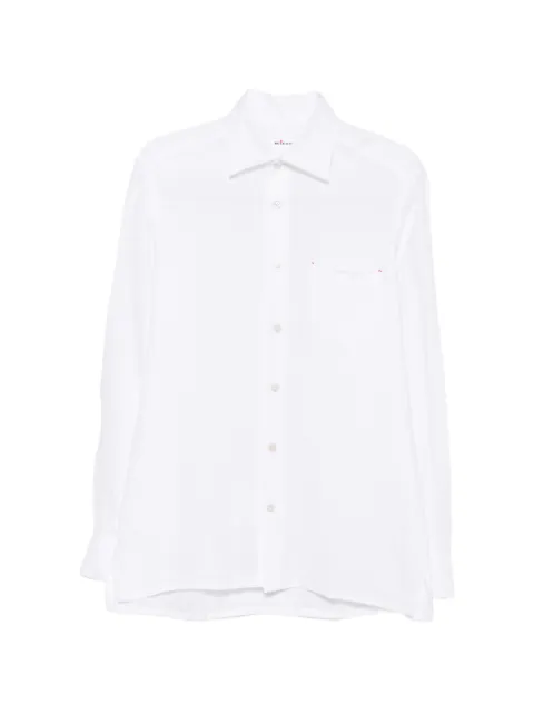 Kiton chest-pocket shirt
