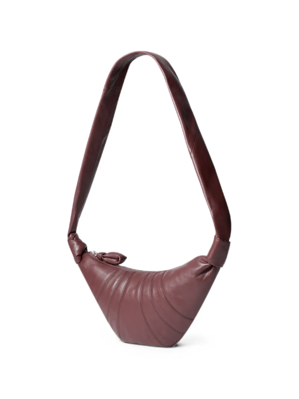 LEMAIRE Kleine Croissant leren tas Bruin