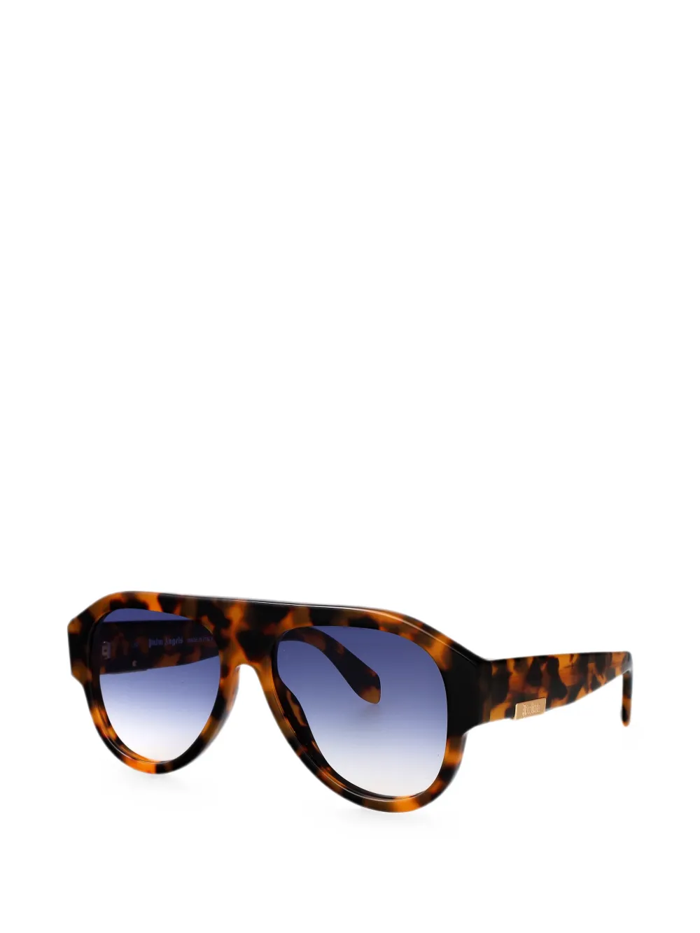 Palm Angels Eyewear Bucks zonnebril met piloten montuur Bruin