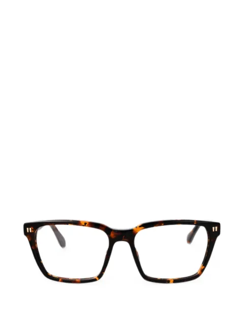 Off-White Eyewear tortoiseshell-effect rectangle-frame glasses