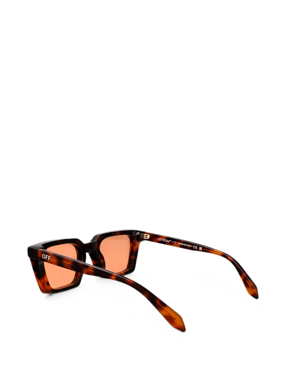 Off-White Eyewear Reno zonnebril met vierkant montuur Bruin