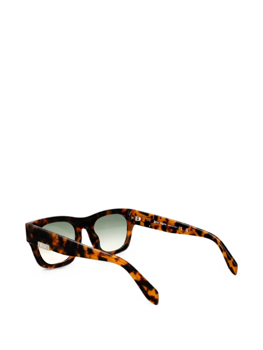 Palm Angels Eyewear Clifton zonnebril met vierkant montuur Bruin