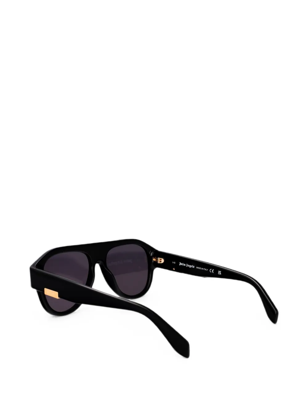 Palm Angels Eyewear Bucks zonnebril met piloten montuur Zwart