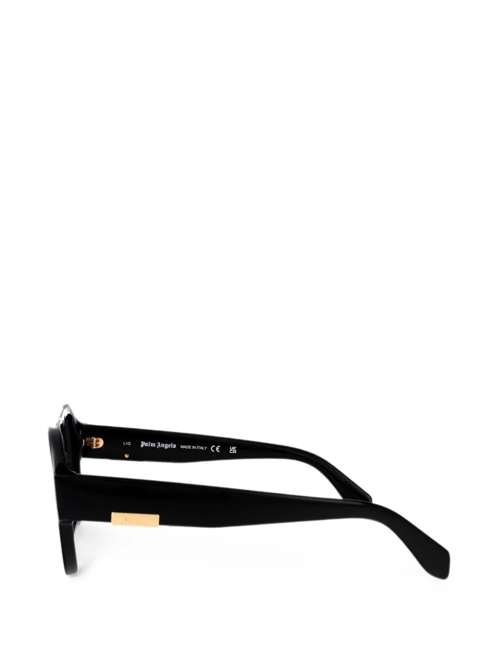 Palm Angels Eyewear Bucks zonnebril met piloten montuur Zwart