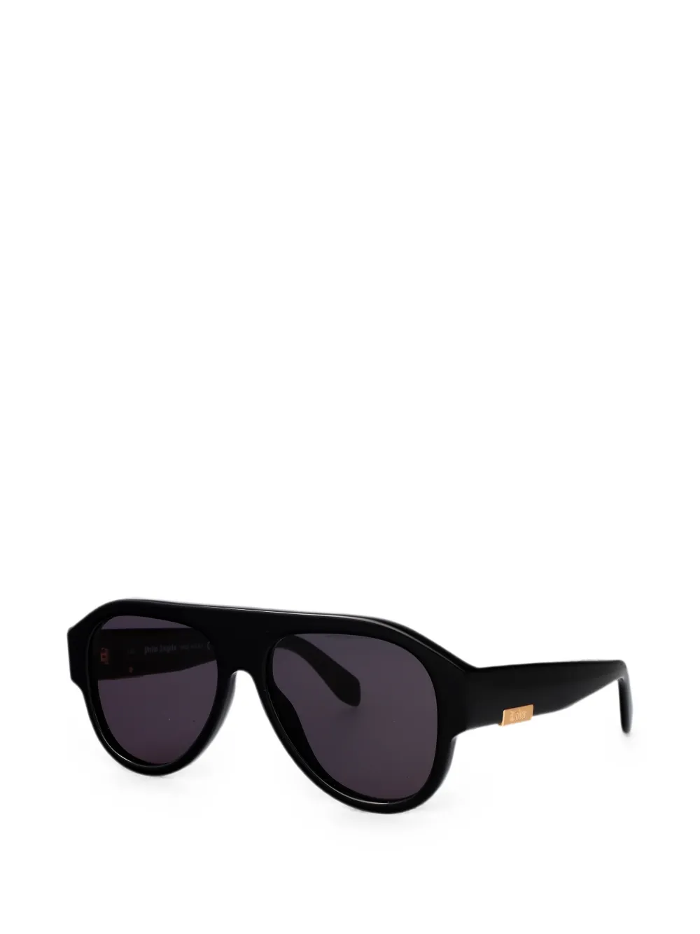 Palm Angels Eyewear Bucks zonnebril met piloten montuur Zwart