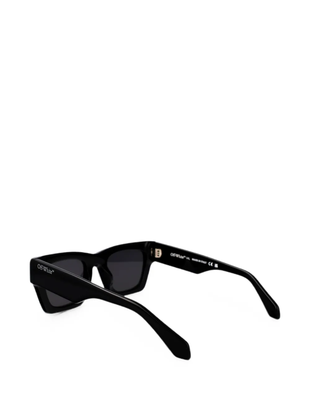 Off-White Eyewear Davie zonnebril met vierkant montuur Zwart