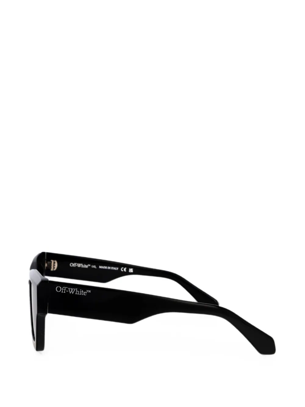 Off-White Eyewear Davie zonnebril met vierkant montuur Zwart
