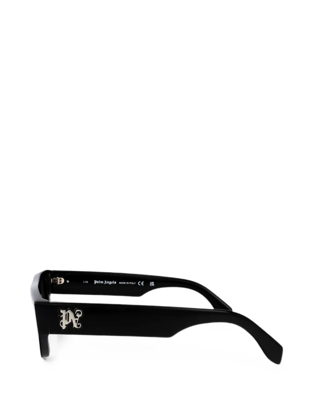 Palm Angels Eyewear Hercules zonnebril met logoplakkaat Zwart