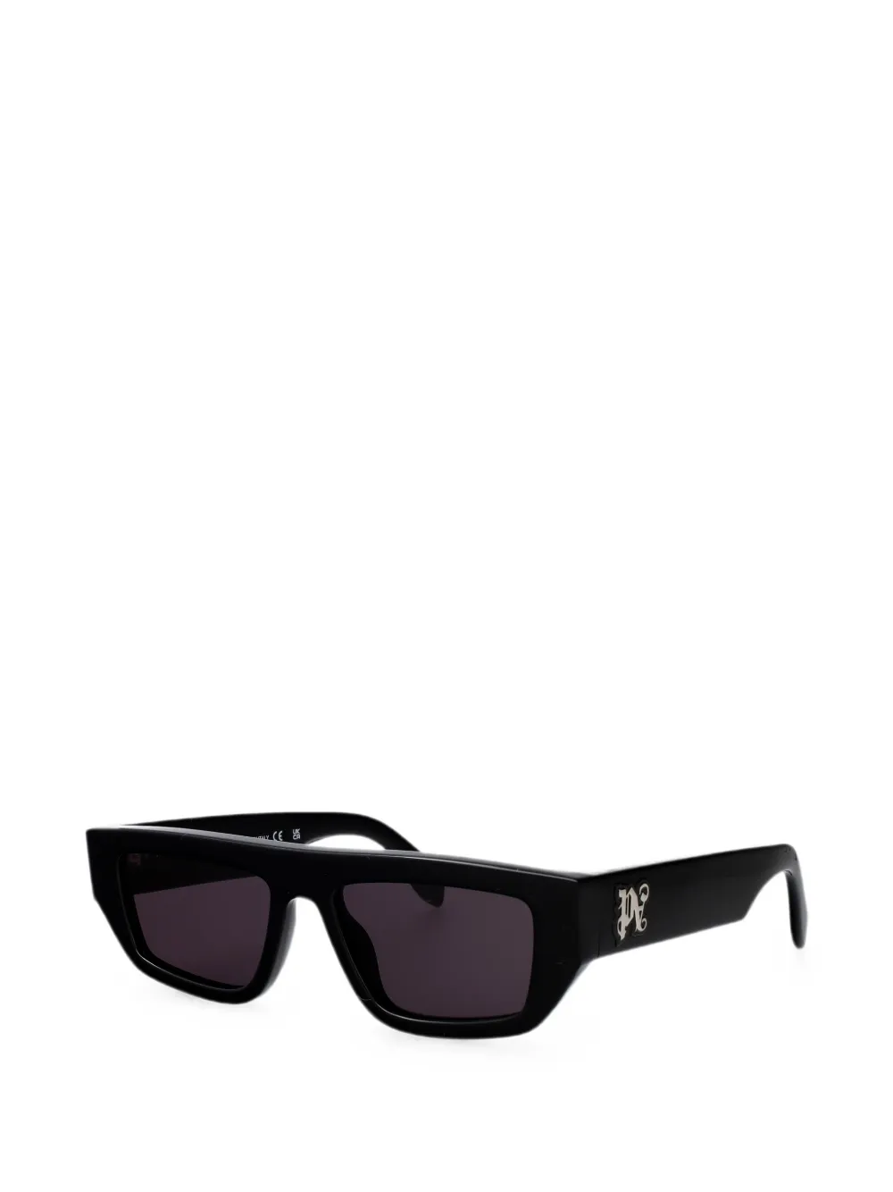 Palm Angels Eyewear Hercules zonnebril met logoplakkaat Zwart