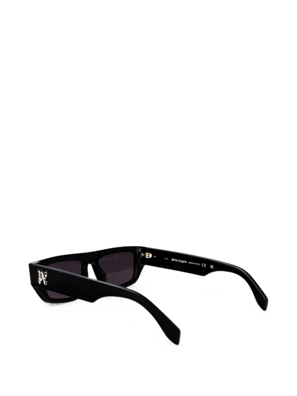 Palm Angels Eyewear Hercules zonnebril met logoplakkaat Zwart