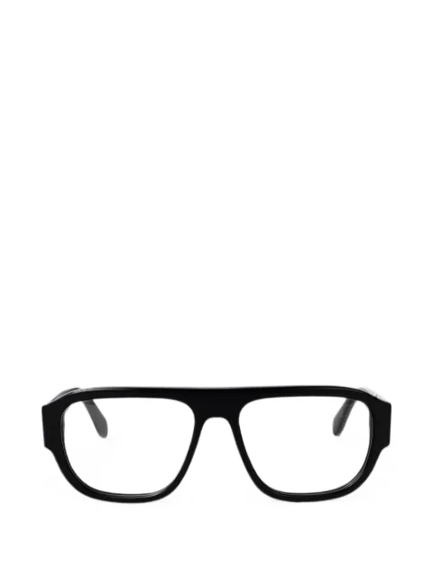 Palm Angels Eyewear logo-plaque pilot-frame glasses