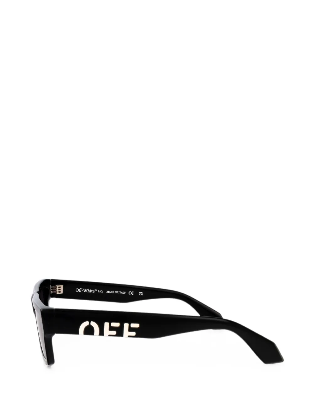 Off-White Eyewear Montgomery zonnebril met rechthoekig montuur Zwart