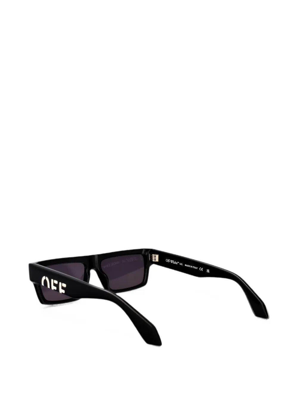 Off-White Eyewear Montgomery zonnebril met rechthoekig montuur Zwart