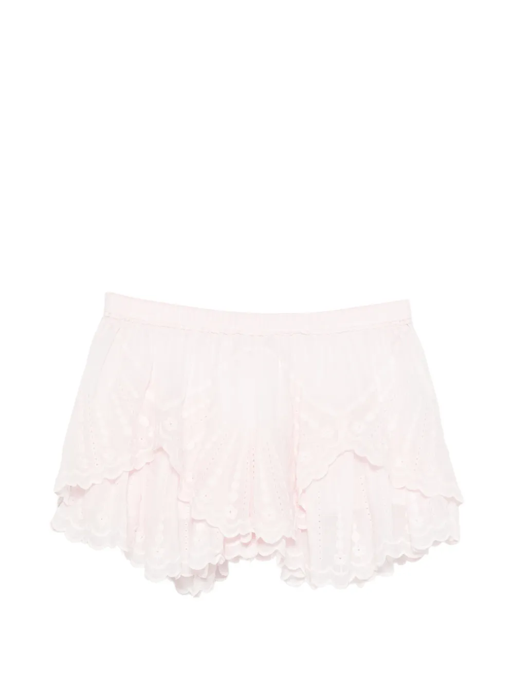MARANT ÉTOILE broderie-anglaise shorts - Pink