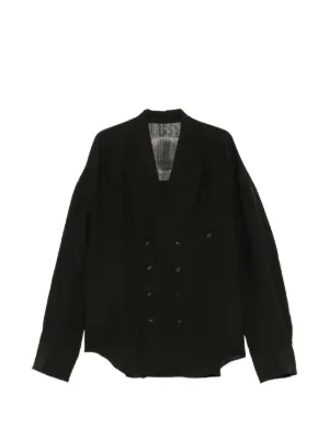 OAMC ダブルジャケット  19aw OAMC Lasa ジャケット | ブラック | FARFETCH JP
