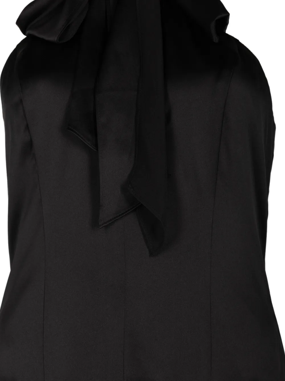 Cinq A Sept Monroe maxi-jurk met strikdetail Zwart
