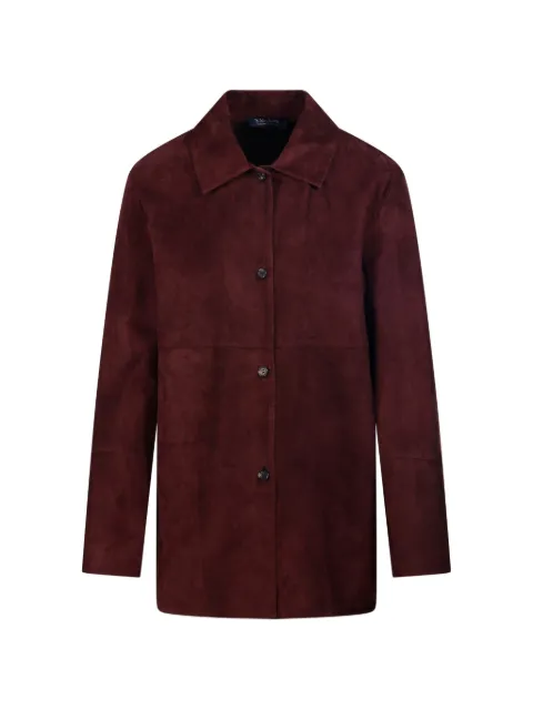 'S Max Mara panelled suede jacket