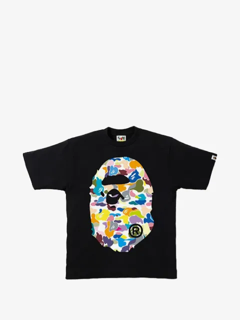 A BATHING APE® playera Multi Camo Ape Head