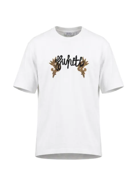 Off-White Paisley Arrow Skate embroidered T-shirt