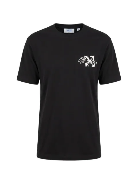 Off-White Stroke 2 Arrow Skate logo-embroidered T-shirt