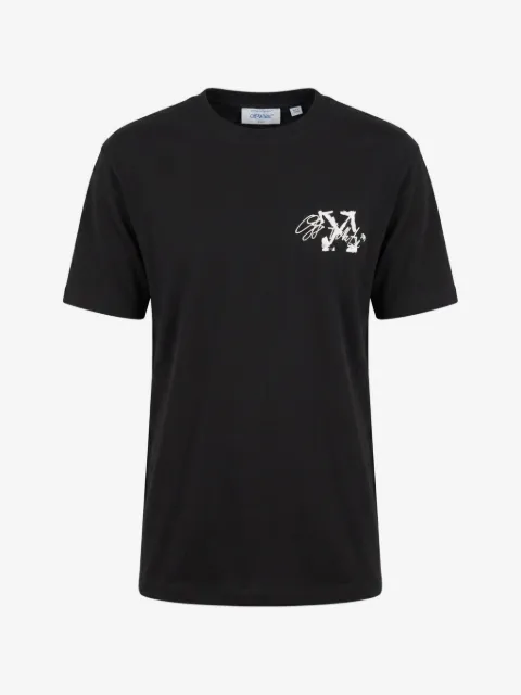 Off-White Stroke 2 Arrow Skate logo-embroidered T-shirt
