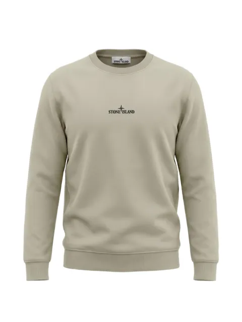 Stone Island Compass-print crew-neck sweatshirt