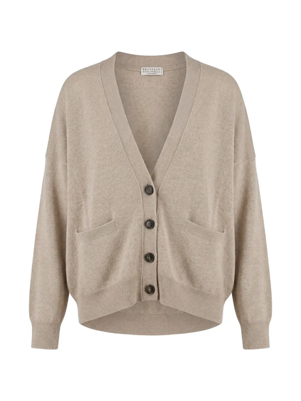 Brunello Cucinelli button-up cashmere cardigan - Toni neutri