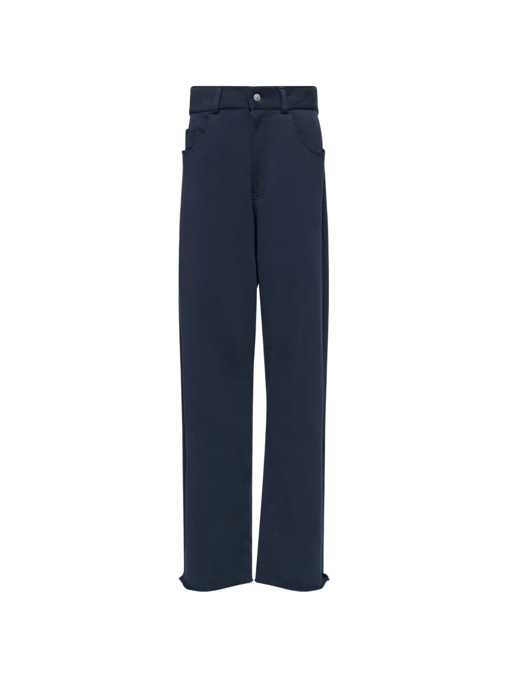 MM6 Maison Margiela raw-cut pants - Blu