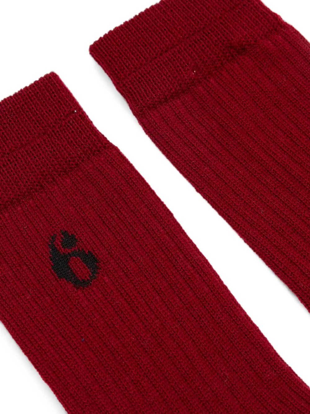 MM6 Maison Margiela Sokken van wolblend Rood