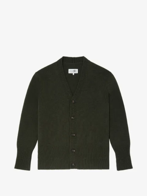 MM6 Maison Margiela wool V-neck cardigan