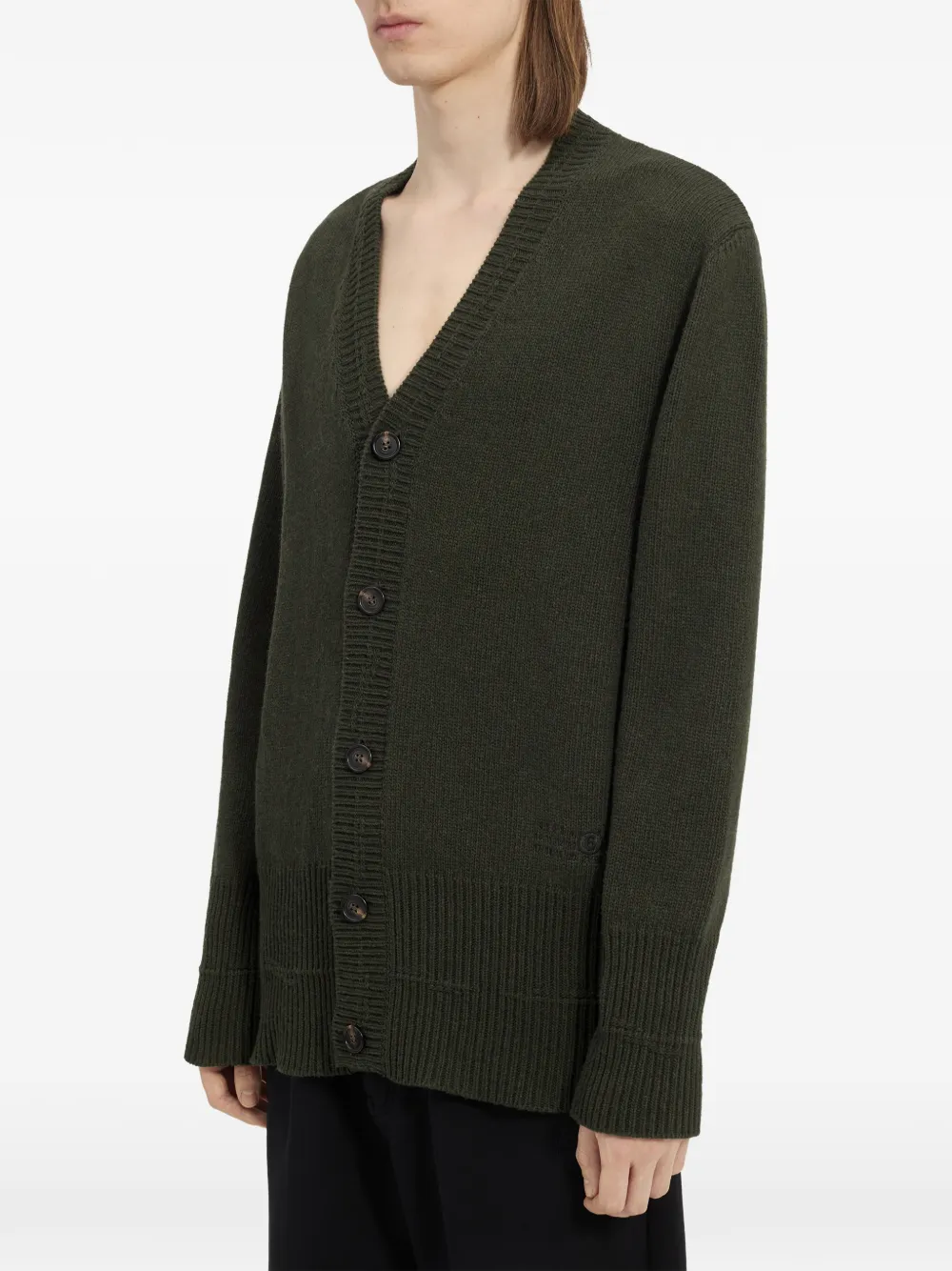 MM6 Maison Margiela Vest met V-hals Groen