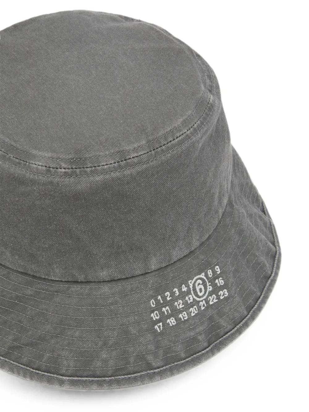 MM6 Maison Margiela Katoenen vissershoed Grijs
