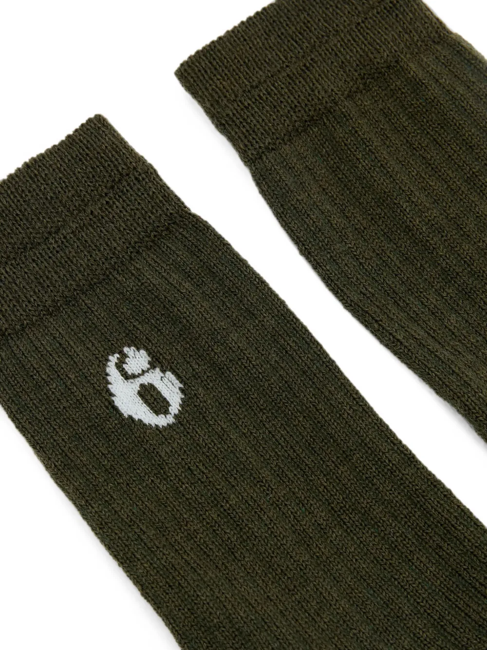MM6 Maison Margiela Sokken van wolblend Groen