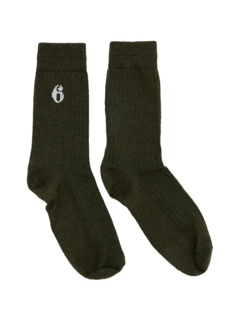 MM6 Maison Margiela wool blend socks