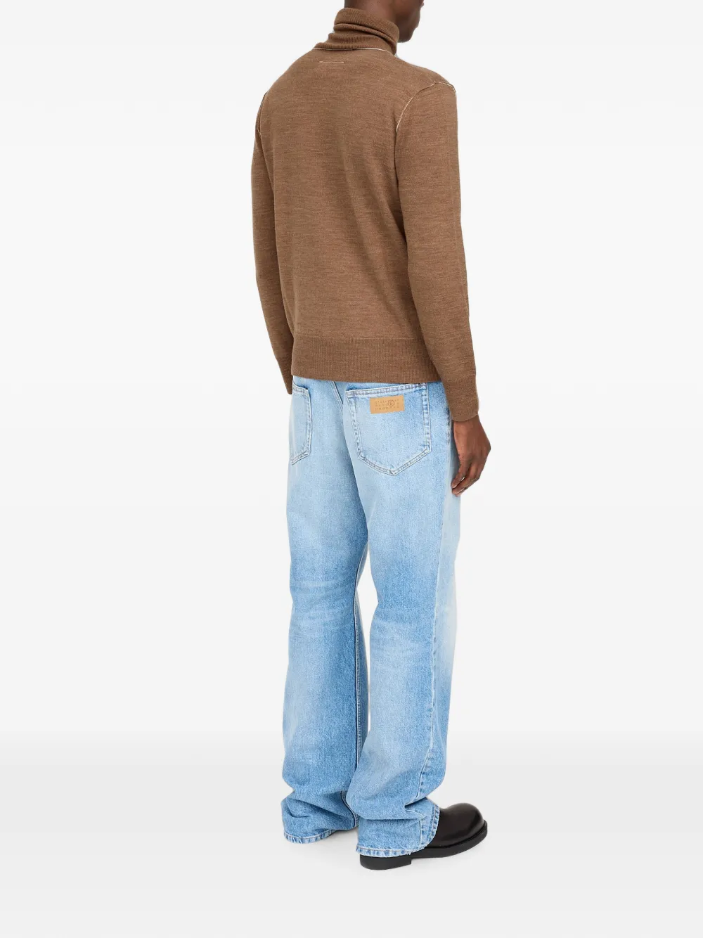 MM6 Maison Margiela Coltrui met logopatch Bruin