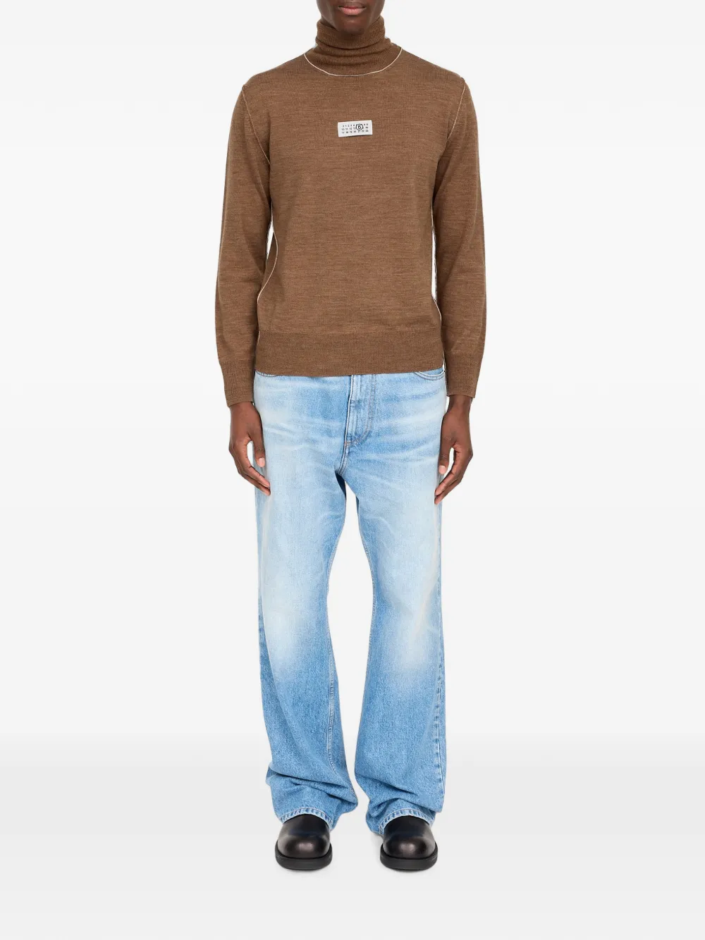 MM6 Maison Margiela Coltrui met logopatch Bruin