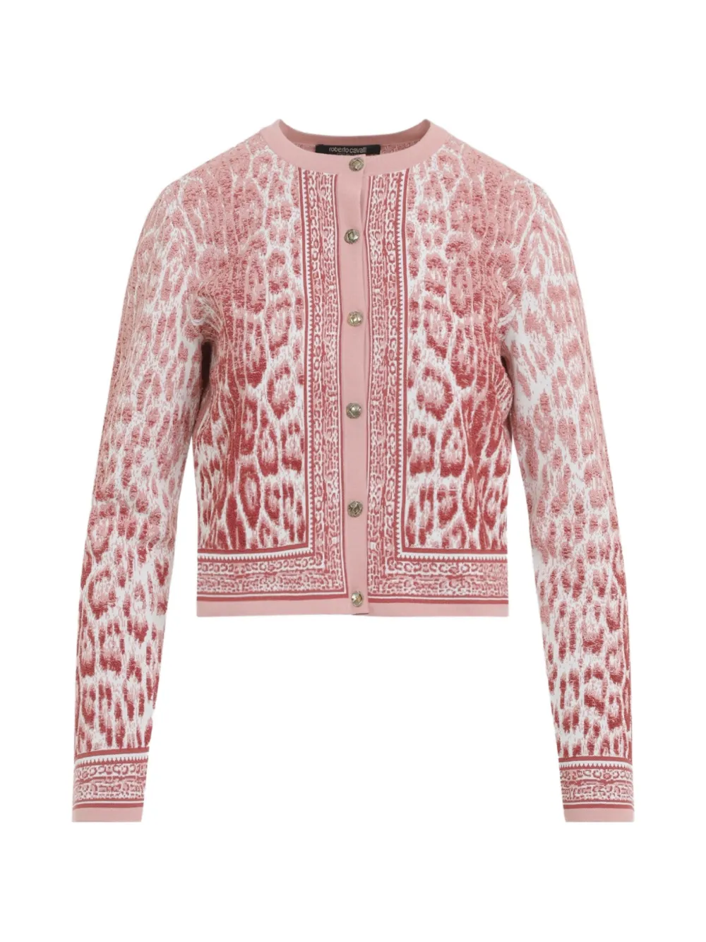 Roberto Cavalli jacquard cardigan - Pink