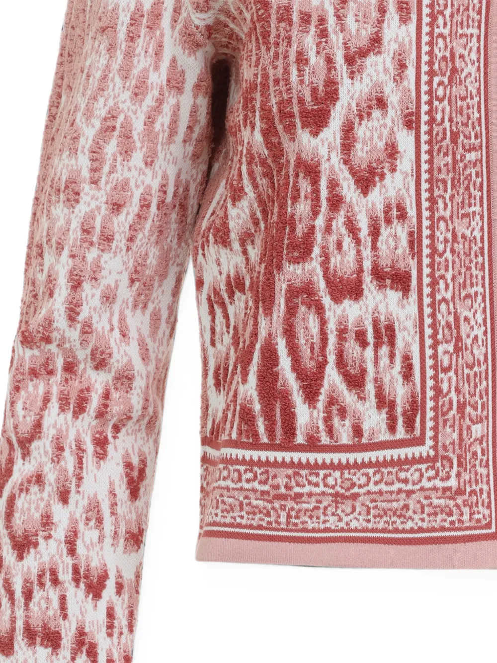 Roberto Cavalli Vest met jacquard Roze