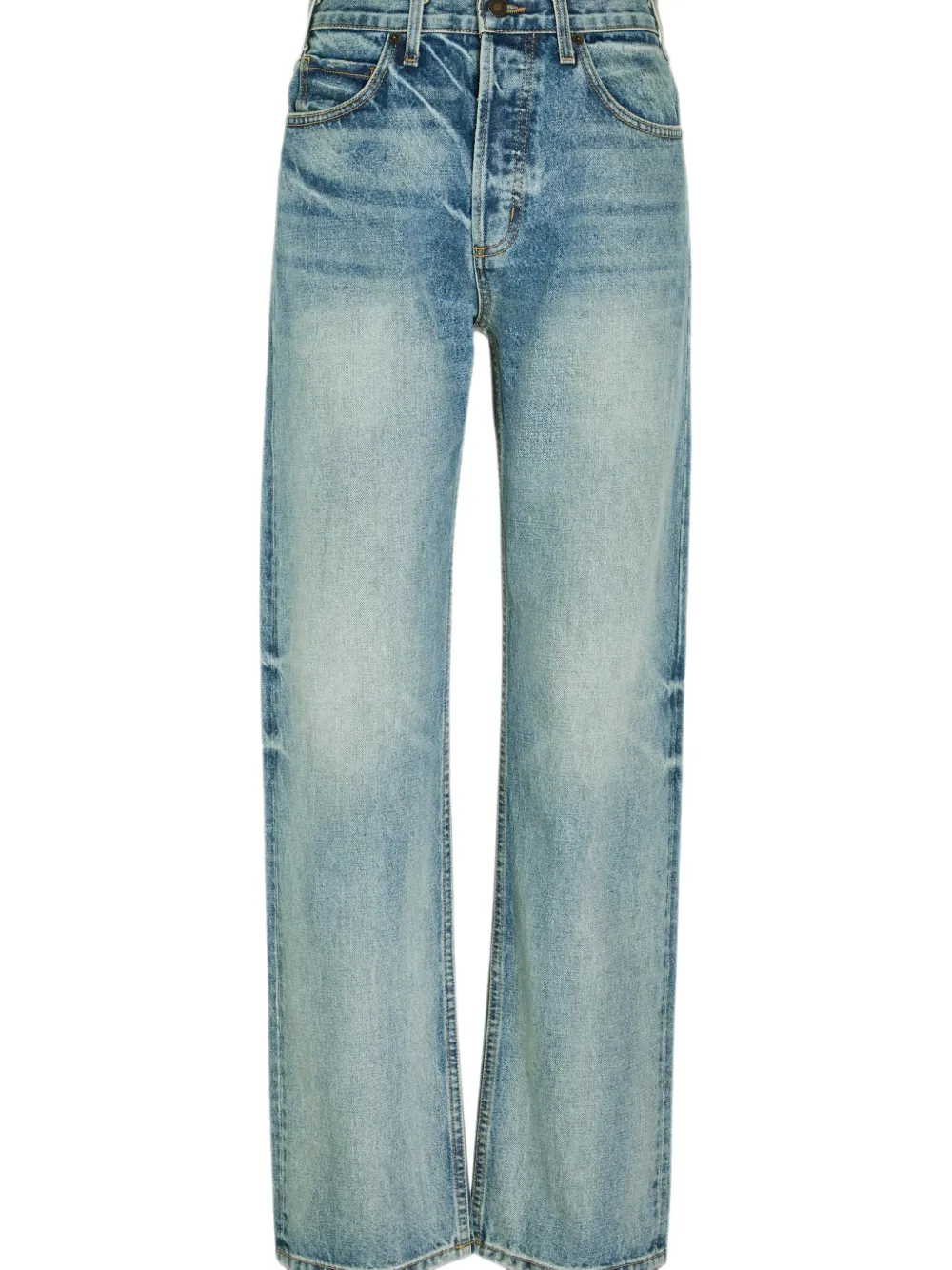Nili Lotan Straight jeans met vervaagd effect Blauw
