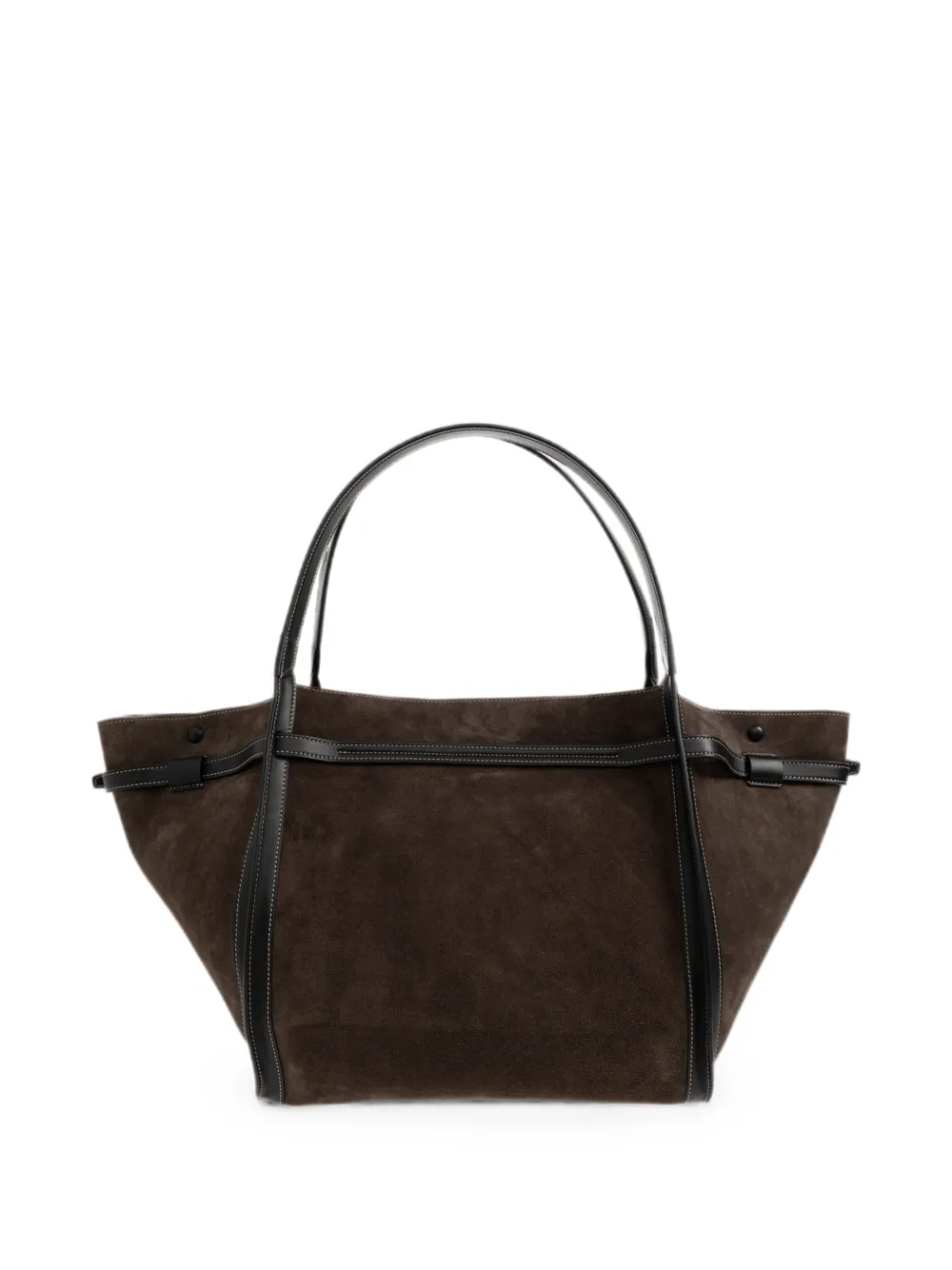 Tod's Medium T Signature suède shopper Bruin
