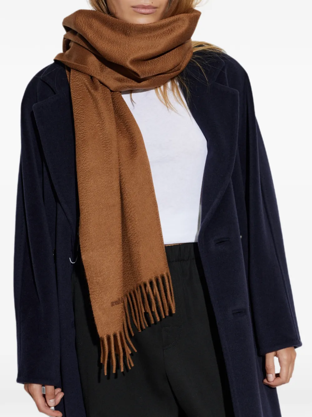 Max Mara Kasjmier sjaal Bruin