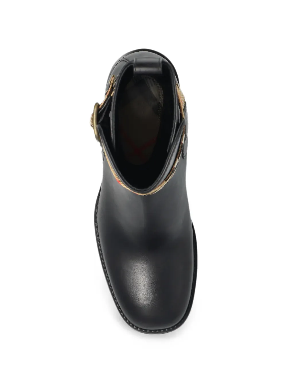Burberry Huntley buckled ankle boots Zwart
