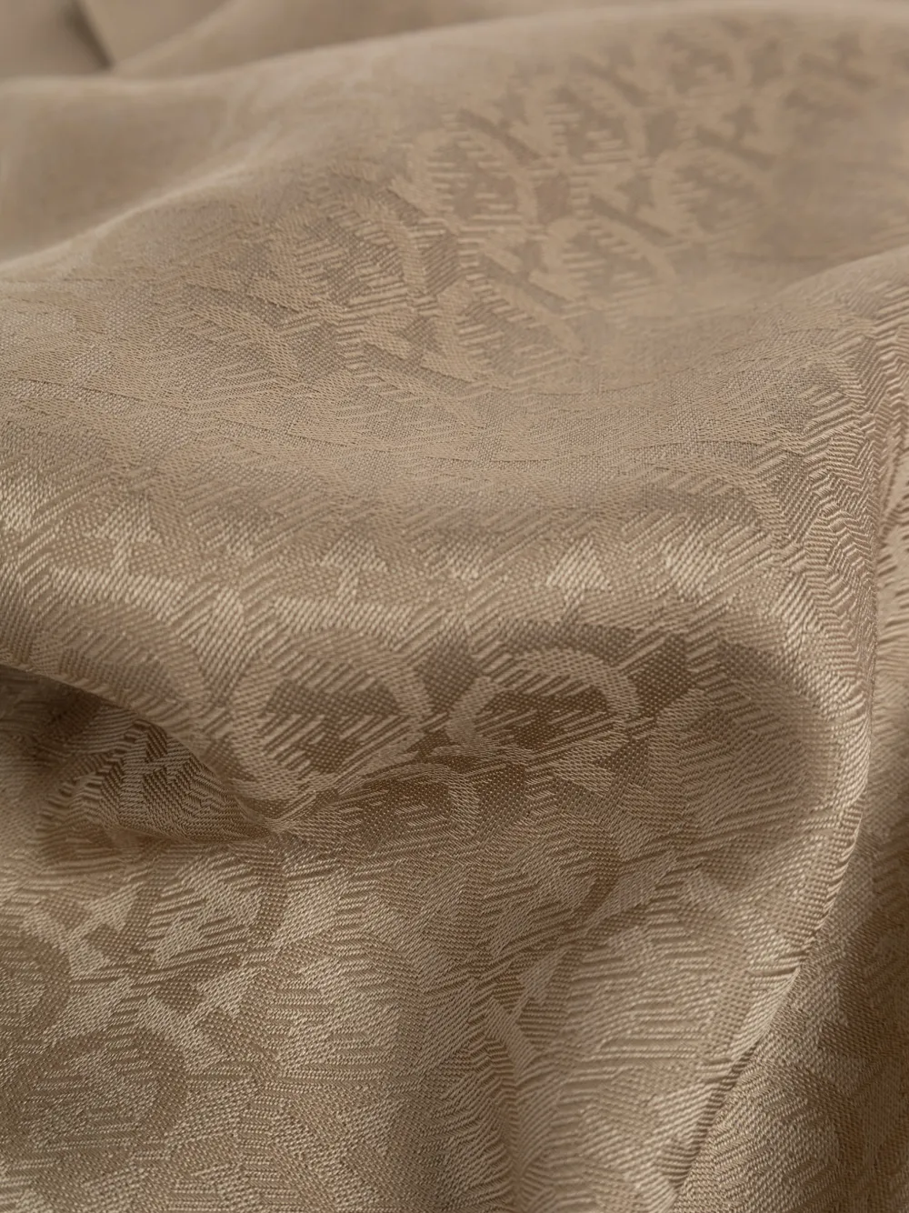 Ferragamo Sjaal met Gancini-monogram Beige