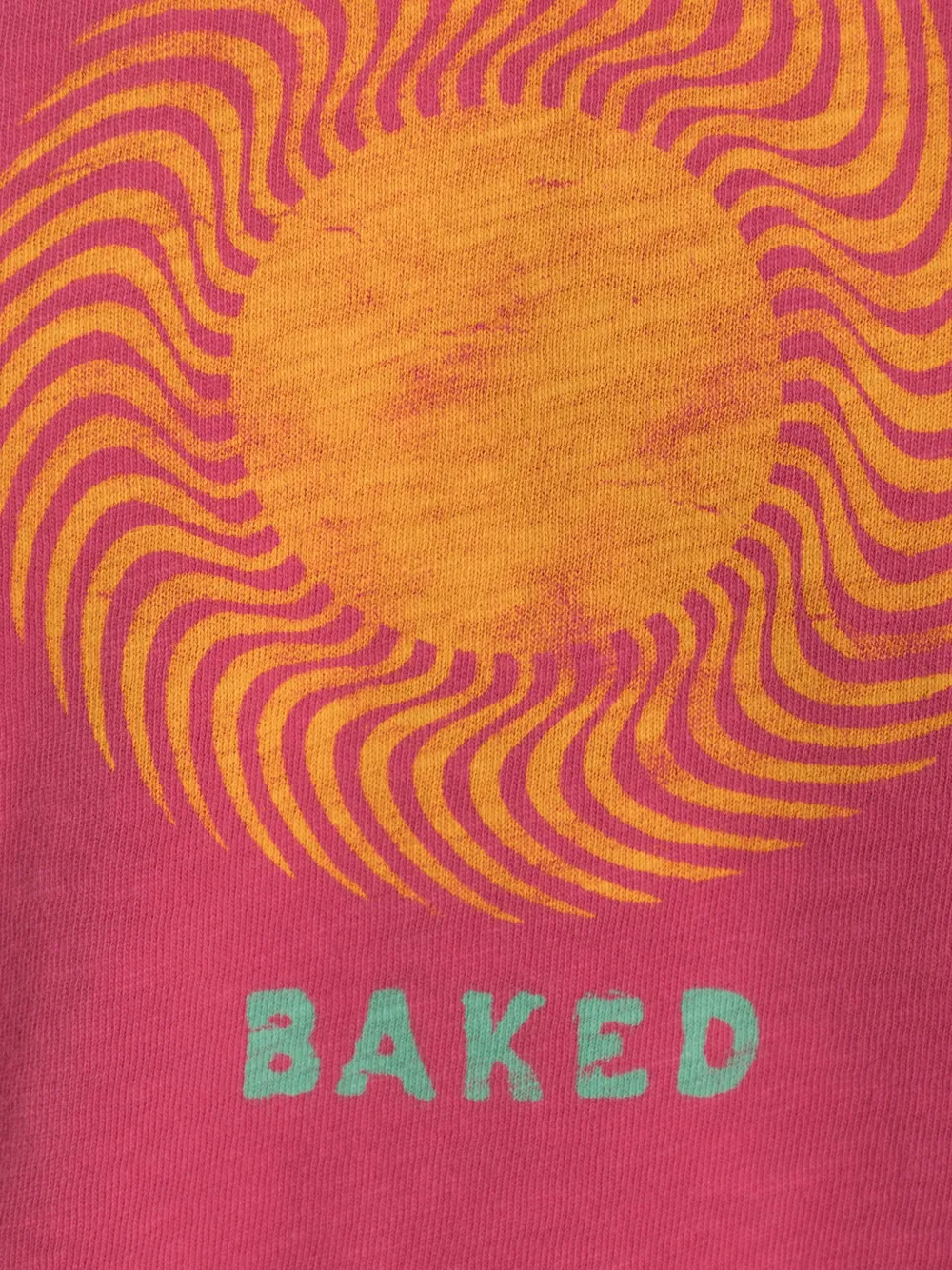 MOTHER Katoenen T-shirt met print Roze
