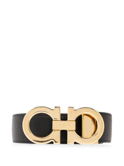 Ferragamo Gancini leather reversible belt