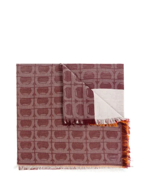 Ferragamo Gancini monogram-pattern scarf