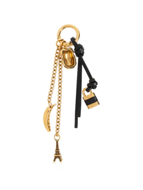 Chloé charm-detail leather keychain